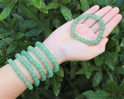 green aventurine bracelet which hand